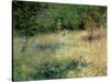Spring at Chatou, circa 1872-5-Pierre-Auguste Renoir-Stretched Canvas