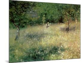 Spring at Chatou, circa 1872-5-Pierre-Auguste Renoir-Mounted Giclee Print