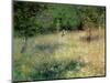 Spring at Chatou, circa 1872-5-Pierre-Auguste Renoir-Mounted Giclee Print