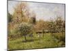 Spring at Eragny; Printemps a Eragny, 1900-Camille Pissarro-Mounted Giclee Print