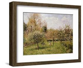 Spring at Eragny-Camille Pissarro-Framed Giclee Print