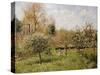 Spring at Eragny-Camille Pissarro-Stretched Canvas