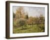 Spring at Eragny-Camille Pissarro-Framed Giclee Print