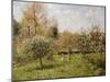 Spring at Eragny-Camille Pissarro-Mounted Giclee Print