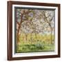 Spring at Giverny-Claude Monet-Framed Giclee Print