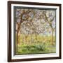 Spring at Giverny-Claude Monet-Framed Giclee Print