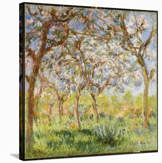 Spring at Giverny-Claude Monet-Stretched Canvas