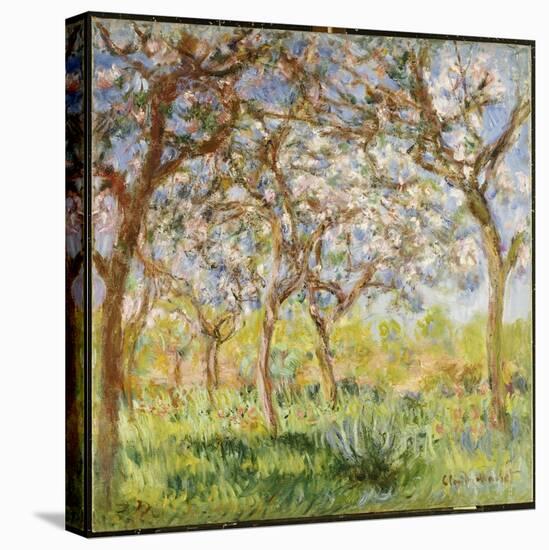 Spring at Giverny-Claude Monet-Stretched Canvas