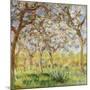 Spring at Giverny-Claude Monet-Mounted Giclee Print