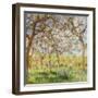 Spring at Giverny-Claude Monet-Framed Giclee Print