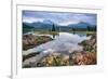 Spring at Sparks Lake, Bend Oregon Mount Bachelor Wilderness Fishing-Vincent James-Framed Photographic Print