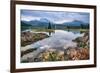 Spring at Sparks Lake, Bend Oregon Mount Bachelor Wilderness Fishing-Vincent James-Framed Photographic Print