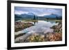 Spring at Sparks Lake, Bend Oregon Mount Bachelor Wilderness Fishing-Vincent James-Framed Photographic Print