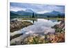 Spring at Sparks Lake, Bend Oregon Mount Bachelor Wilderness Fishing-Vincent James-Framed Photographic Print