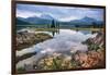 Spring at Sparks Lake, Bend Oregon Mount Bachelor Wilderness Fishing-Vincent James-Framed Photographic Print