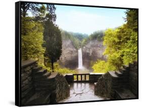 Spring at Taughannock-Jessica Jenney-Framed Stretched Canvas