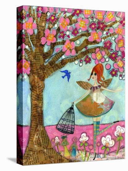 Spring Beginnings Fairy-Wyanne-Stretched Canvas