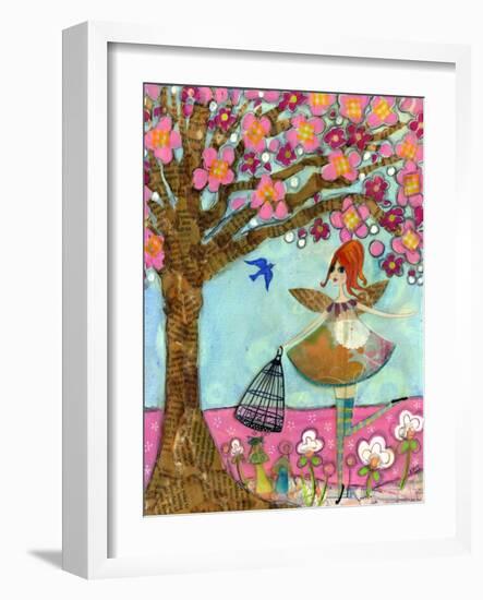 Spring Beginnings Fairy-Wyanne-Framed Giclee Print