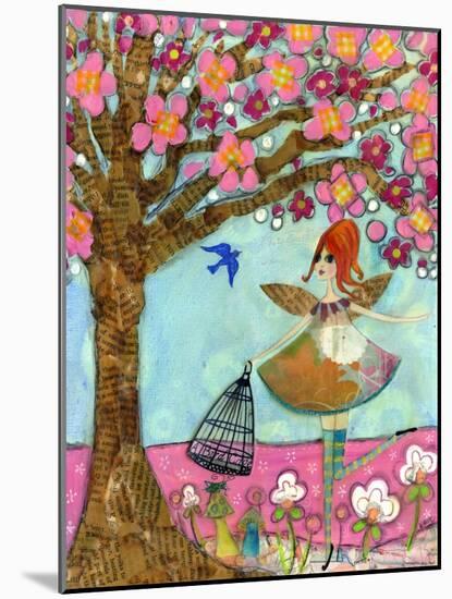 Spring Beginnings Fairy-Wyanne-Mounted Giclee Print