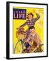 Spring Bike Ride - Child Life, March 1946-Katherine Wireman-Framed Giclee Print