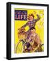 Spring Bike Ride - Child Life, March 1946-Katherine Wireman-Framed Premium Giclee Print