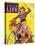 Spring Bike Ride - Child Life, March 1946-Katherine Wireman-Stretched Canvas
