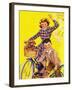 Spring Bike Ride - Child Life-Katherine Wireman-Framed Giclee Print