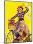 Spring Bike Ride - Child Life-Katherine Wireman-Mounted Giclee Print