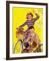 Spring Bike Ride - Child Life-Katherine Wireman-Framed Giclee Print