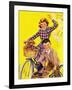 Spring Bike Ride - Child Life-Katherine Wireman-Framed Giclee Print