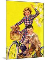 Spring Bike Ride - Child Life-Katherine Wireman-Mounted Giclee Print