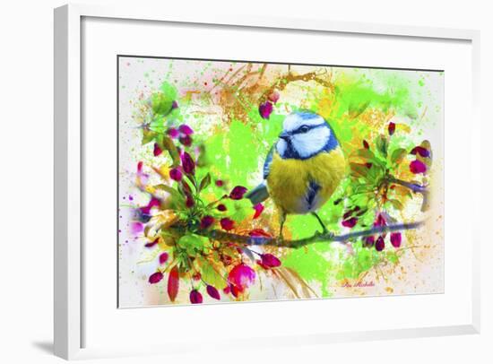 Spring Bird 2-Ata Alishahi-Framed Giclee Print