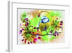 Spring Bird 2-Ata Alishahi-Framed Giclee Print