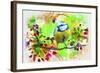 Spring Bird 2-Ata Alishahi-Framed Giclee Print