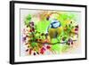 Spring Bird 2-Ata Alishahi-Framed Giclee Print