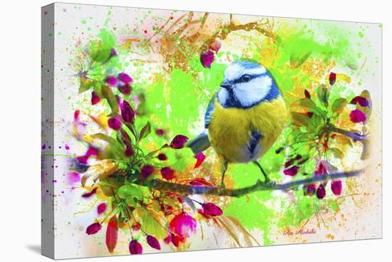 Spring Bird 2-Ata Alishahi-Stretched Canvas