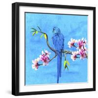 Spring Bird And Flower-Ata Alishahi-Framed Giclee Print