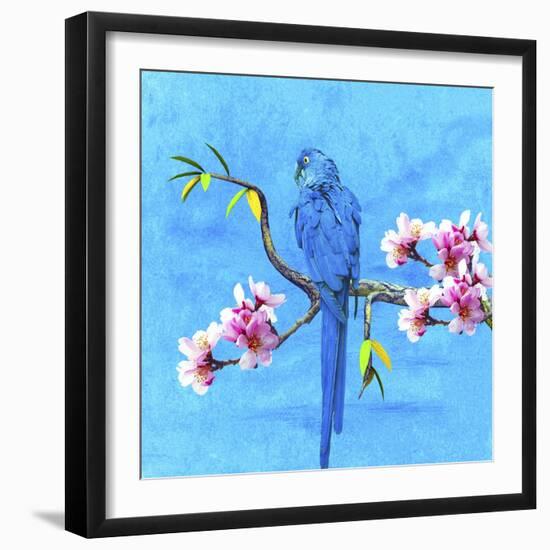 Spring Bird And Flower-Ata Alishahi-Framed Giclee Print