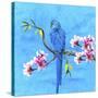 Spring Bird And Flower-Ata Alishahi-Stretched Canvas