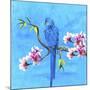 Spring Bird And Flower-Ata Alishahi-Mounted Giclee Print