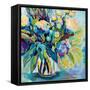 Spring bloom 24x24-Jeanette Vertentes-Framed Stretched Canvas