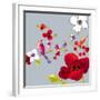 Spring Blossom Birds II-Sandra Jacobs-Framed Giclee Print