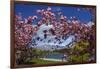 Spring Blossom, Lake Wakatipu and the Remarkables, Queenstown, Otago, South Island, New Zealand-David Wall-Framed Photographic Print