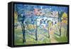 Spring - Blossoming Garden, 1904-Kazimir Malevich-Framed Stretched Canvas