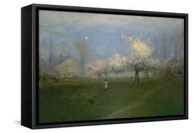 Spring Blossoms, Montclair, New Jersey, c.1891-George Snr. Inness-Framed Stretched Canvas