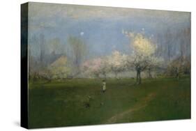 Spring Blossoms, Montclair, New Jersey, c.1891-George Snr. Inness-Stretched Canvas