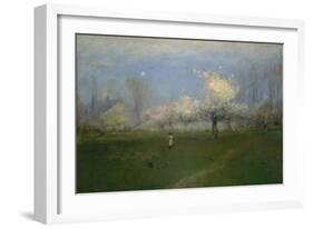 Spring Blossoms, Montclair, New Jersey, c.1891-George Snr. Inness-Framed Giclee Print