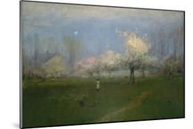 Spring Blossoms, Montclair, New Jersey, c.1891-George Snr. Inness-Mounted Giclee Print
