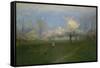 Spring Blossoms, Montclair, New Jersey, c.1891-George Snr. Inness-Framed Stretched Canvas