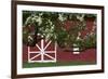 Spring Blossoms Red Barn-Robert Goldwitz-Framed Photographic Print